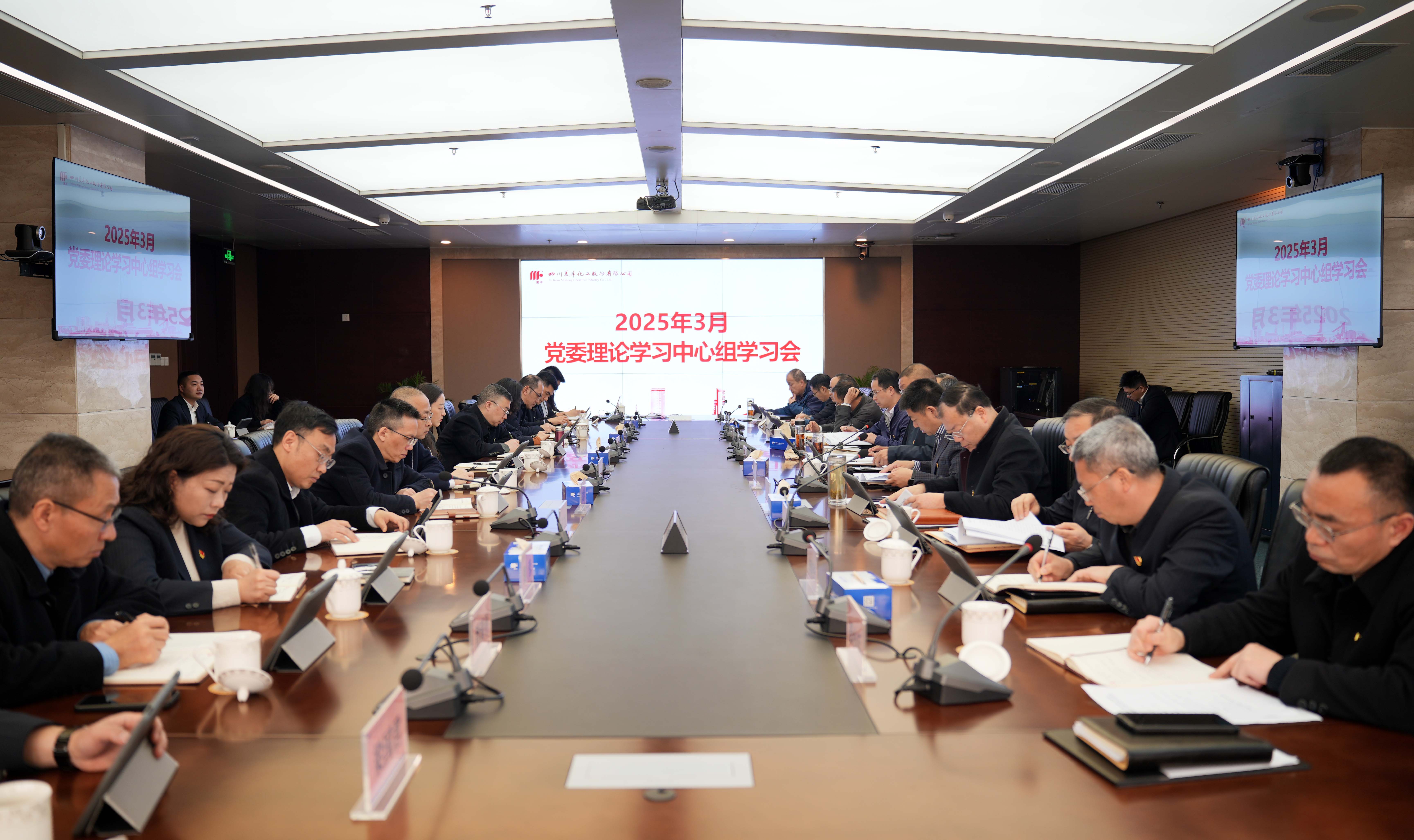 公司召开党委理论学习中心组学习会